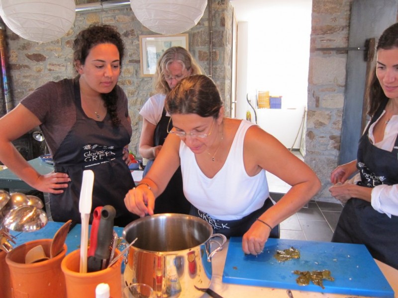Diane Kochilas The Greek Food Guru stirring up some Greek fare