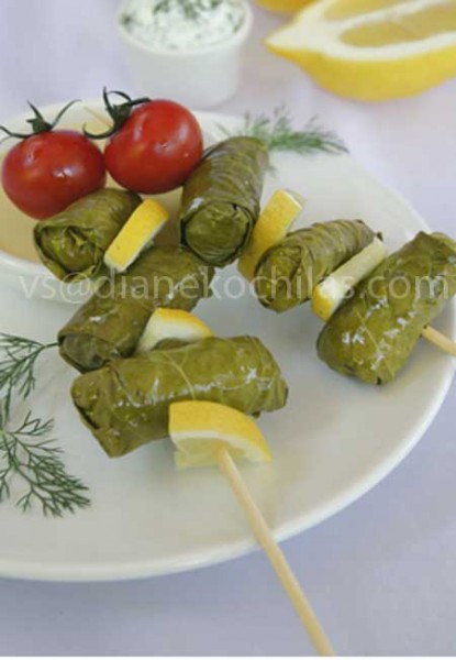 Stuffed Grape Leaves / Dolmathes