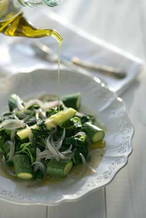 Simple Boiled Greens “Salad” the Greek Way