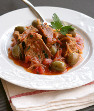 Beef Stew with Green Olives