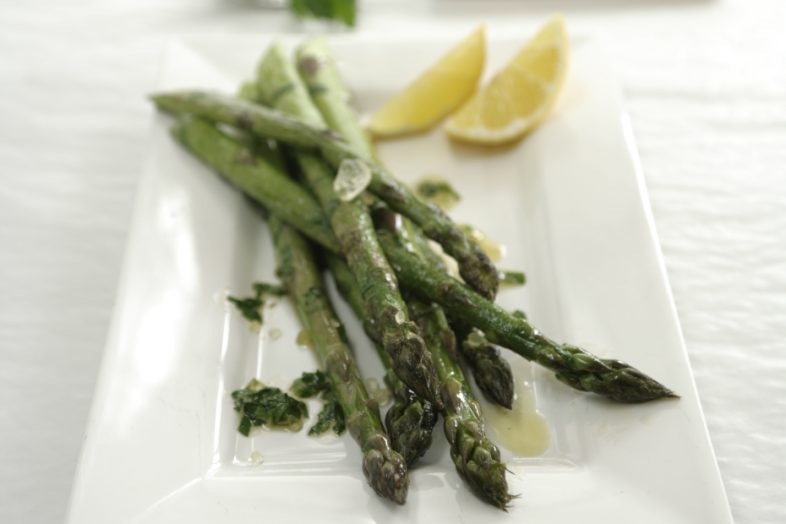 Asparagus Sauteed with mastiha olive oil and feta | Mediterranean Diet ...