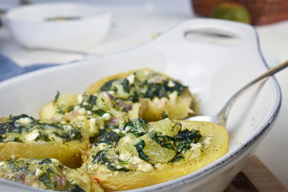 Spanakopita Baked Potatoes