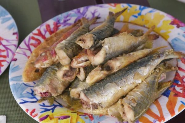 Pan-fried Red Mullets and Sardines | Greek Fish Recipe