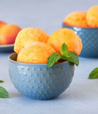 Apricot-Greek Herb Sorbet