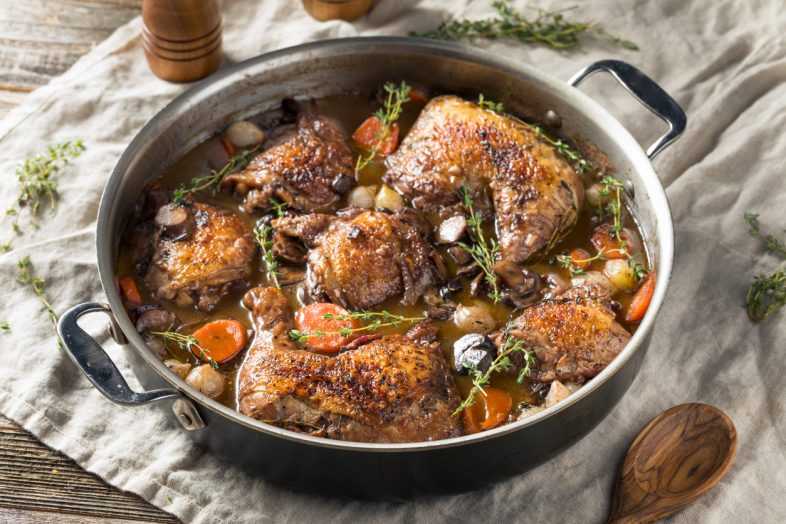 Rooster Braised in Wine, Kokoras Krasatos