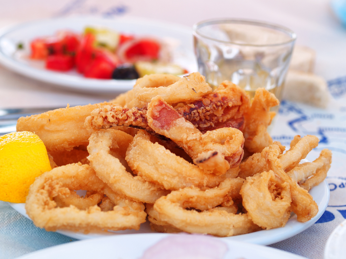 Greek recipe for fried Calamari