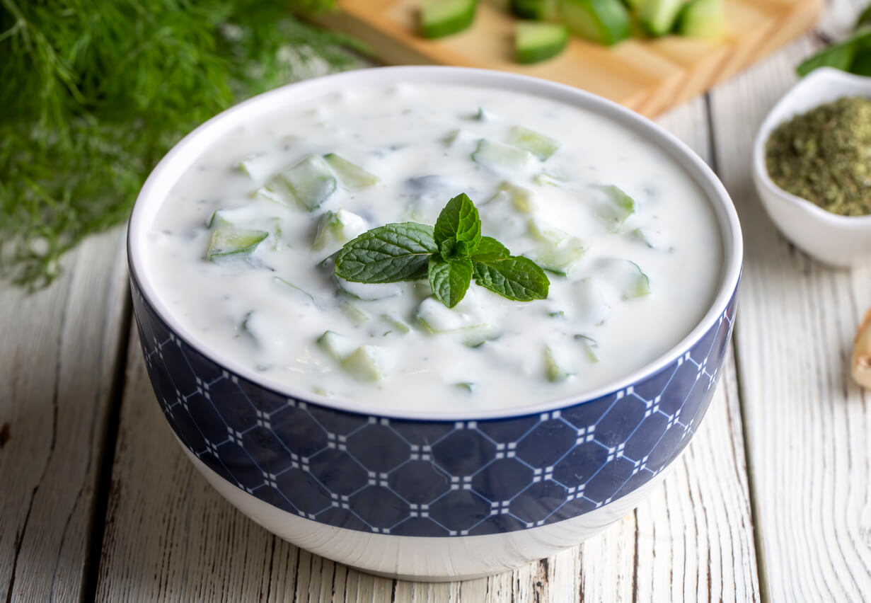 Tzatziki in a bowl