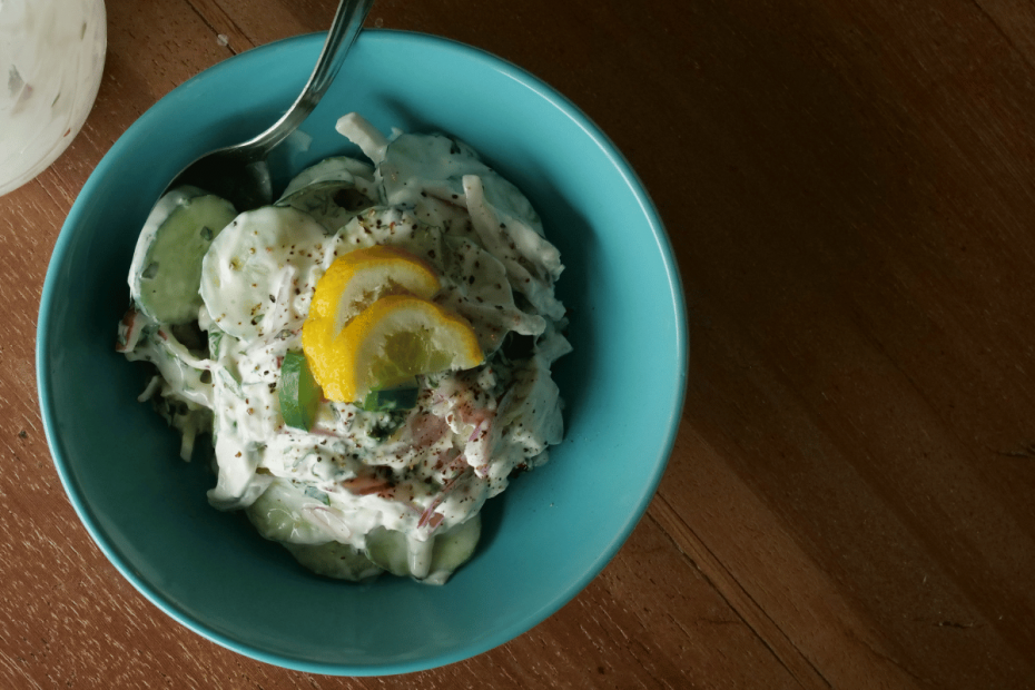 Cucumber in a Jar Salad